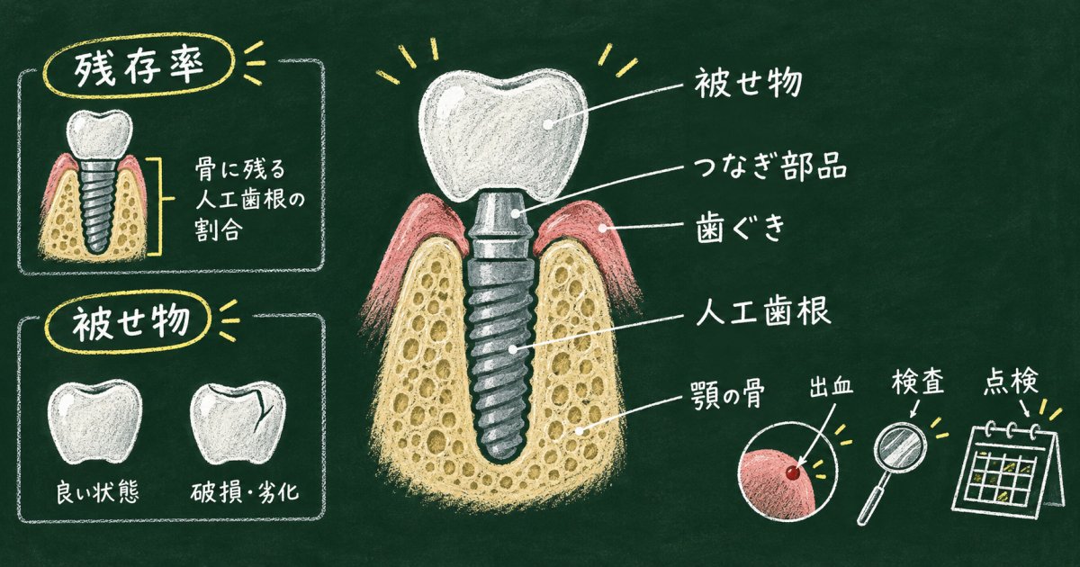 インプラントは一生もつ？何年使えるか、歯ぐきの出血も気になる方へ