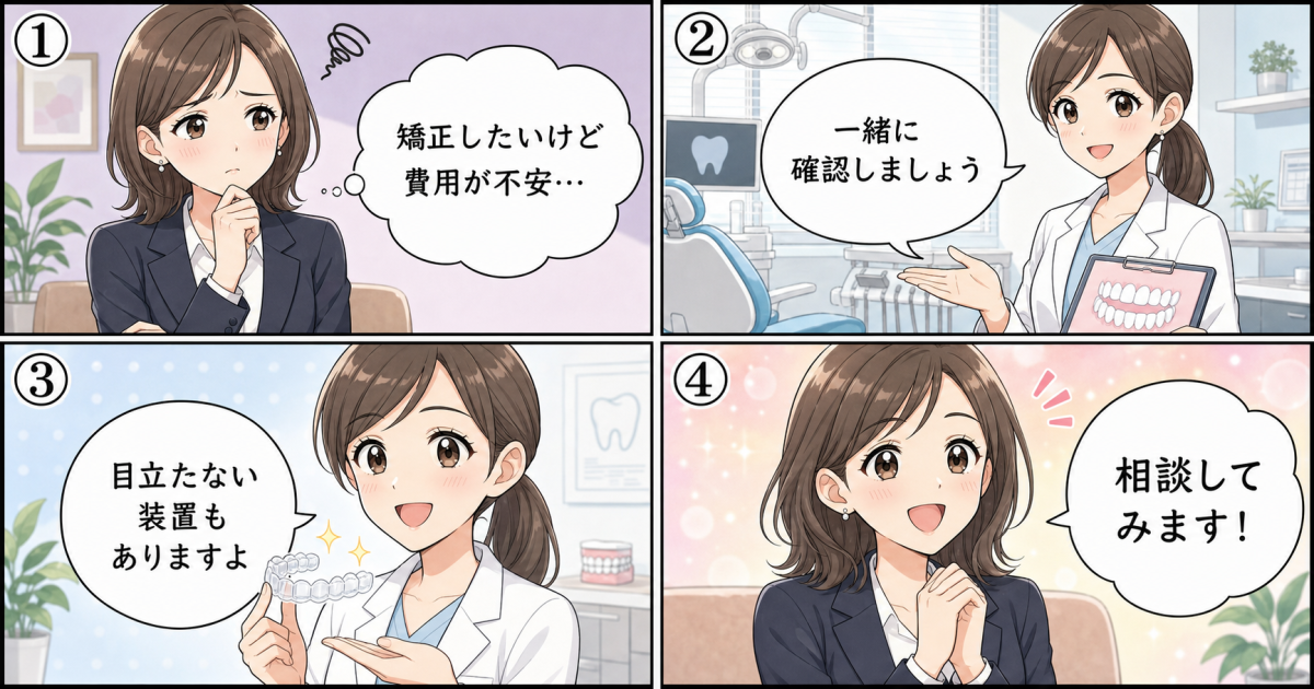 大人の矯正のよくある質問Q&A！費用・痛み・見た目の不安を相談前に解決