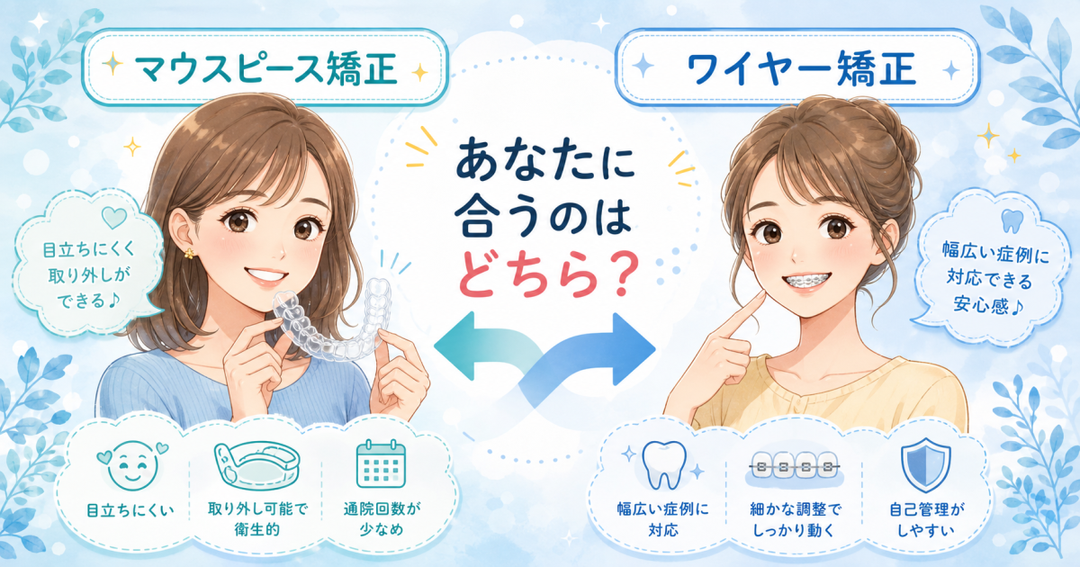 大人の矯正治療で気になる3つのポイント「費用・痛み・見た目」を整理